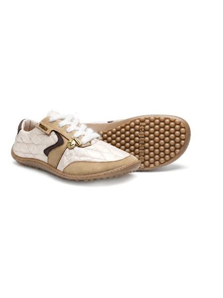 Barefoot Tenisky LEGUANO Nightstep Cosy krémové