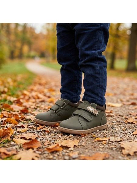 BEPPI Casual Boot Baby Kids' Barefoot Ankle Boots Khaki