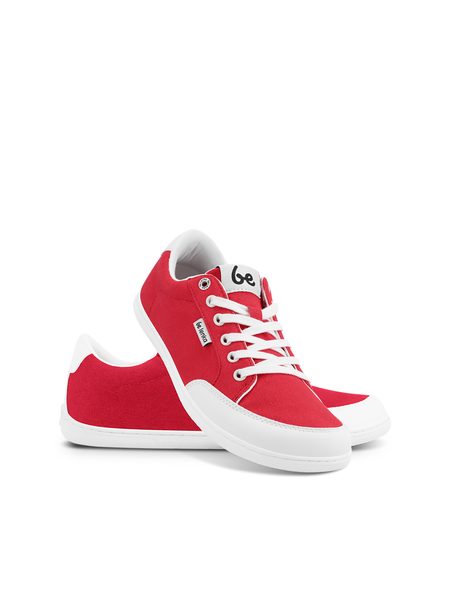 Ténis barefoot Be Lenka Rebound vermelho e branco