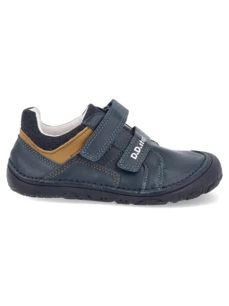 Dětské barefoot celoroční boty D.D.STEP S073-52363A Bermuda Blue