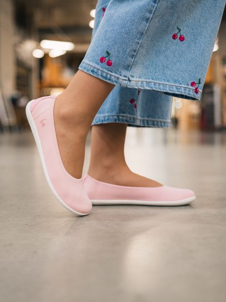 Balerini barefoot pentru femei Be Lenka Delight roz deschis