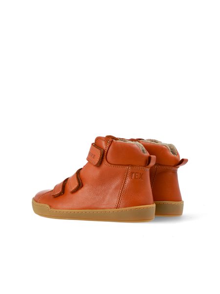 CRAVE SNOWFIELD Cognac | Dětské zimní zateplené barefoot boty 3