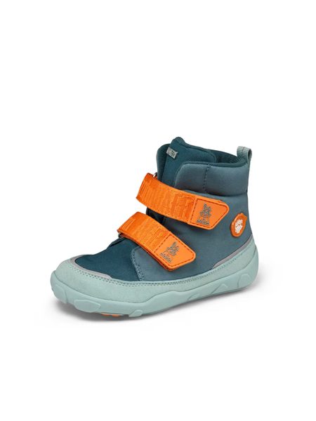 AFFENZAHN MIDBOOT VEGAN COMFY BUNNY Green | Dětské barefoot zateplené boty