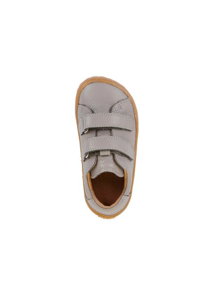 FRODDO TENISKY BAZE LEATHER D-VELCRO Grey | Dětské barefoot tenisky
