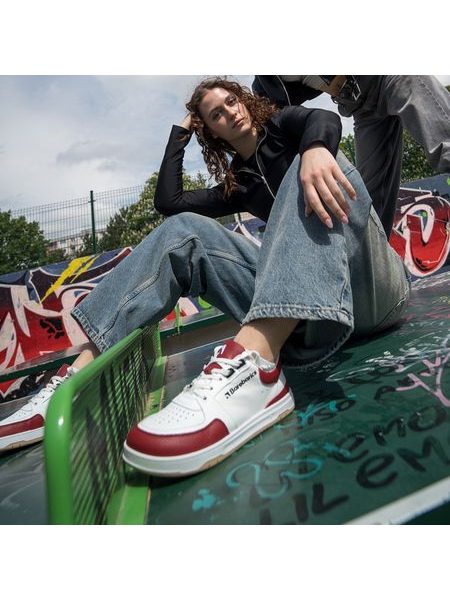 Adidași barefoot Barebarics Wave albi cu roșu