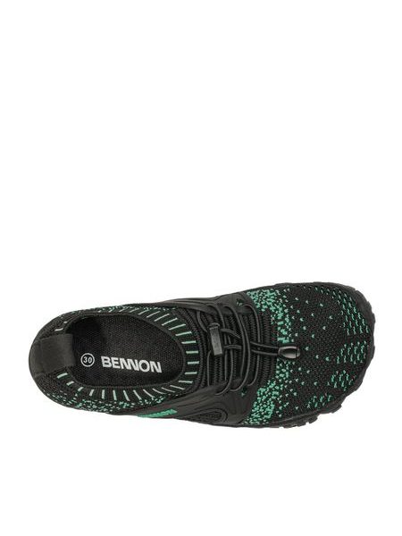 Zapatillas barefoot para niños BENNON BOSKY turquesa/negro