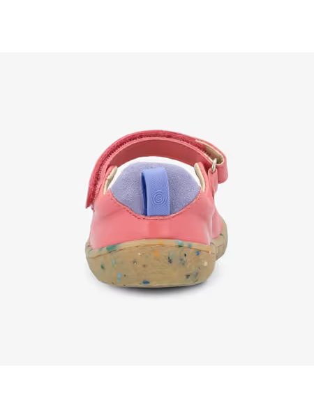 Dětské Barefoot Sandály GROUNDIES® Stella Kids Zářivě Růžové