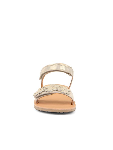 FRODDO SANDAL FLEXY FLOWER II Gold Shine | Barefoot sandály