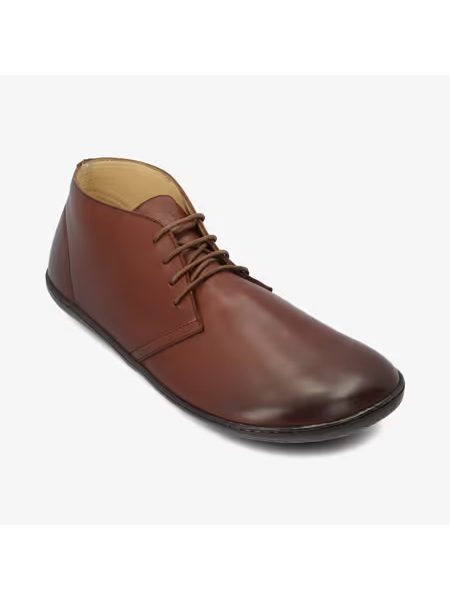 Barefoot+ Kotníkové Boty GROUNDIES® Milano Hnědé