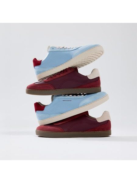 Barefoot Tenisky GROUNDIES® Panama Modré Bordeaux