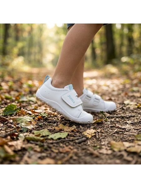 JOMA TEDDY BABY White Blue | Dětské první barefoot tenisky