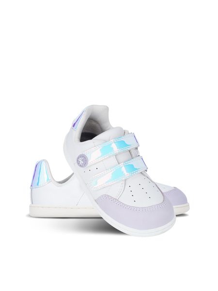 Ténis barefoot de criança Be Lenka Energise Kids branco e iridescente