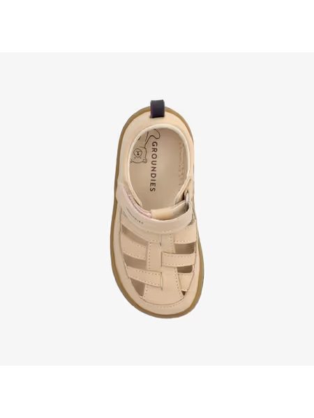 Dětské Barefoot Sandály GROUNDIES® Noto Růžovo Švestkové