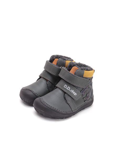 D.D.STEP W073-42488A ZIMNÍ KOTNÍKOVÉ BOTY Dark Grey 2