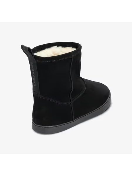 Dámské Barefoot Zateplené Boty GROUNDIES® COZY BOOT 2.0 Černé