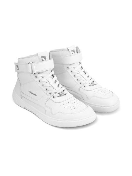 Ténis barefoot Barebarics Zing - High Top - branco - pele