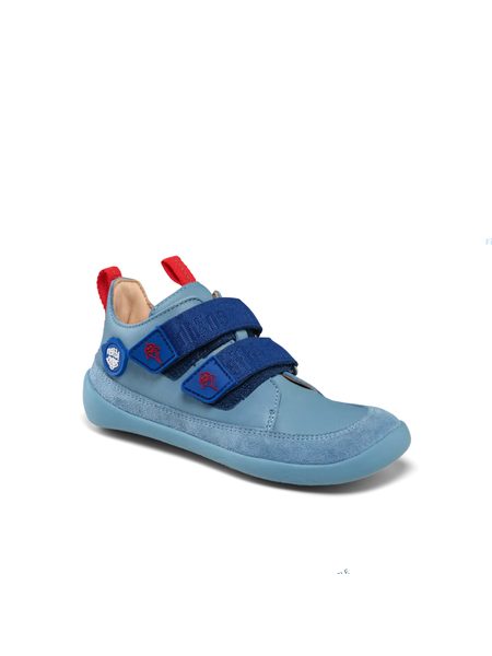 AFFENZAHN SNEAKER LEATHER BUDDY SHARK Blue | Dětské barefoot tenisky  11