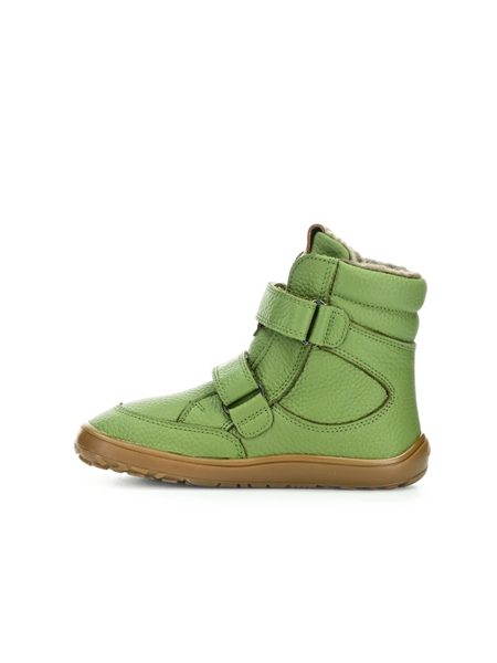 Dětské barefoot zimní boty FRODDO WINTER TEX zelené