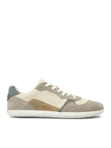 Dámské Barefoot Tenisky GROUNDIES® Nova GO1 Béžovo Šalvějově Zelené