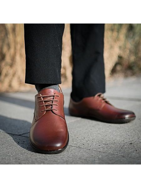 GROUNDIES PALERMO MEN Camel | Pánské barefoot polobotky