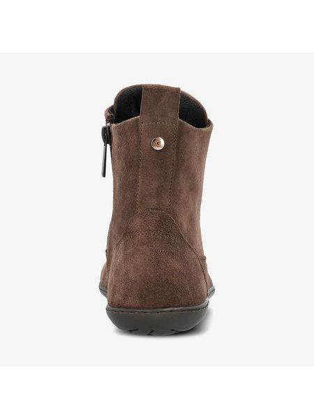 Dámské Barefoot Kotníkové Boty GROUNDIES® Salzburg Tmavě hnědé