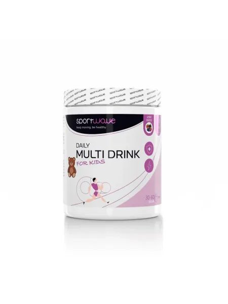 DAILY MULTIDRINK FOR KIDS SportWave lesní plody 180 g komplexní vitamínový nápoj pro děti