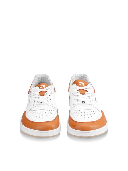 Ténis barefoot Barebarics Wave branco e laranja