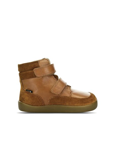 BUNDGAARD BASIL Cognac | Dětské zimní zateplené barefoot boty