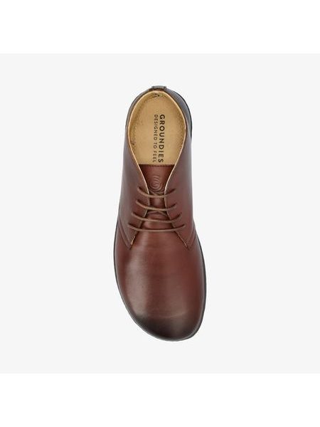 GROUNDIES MILANO MEN Camel | Kotníkové barefoot boty