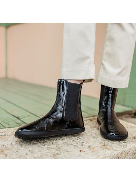 SHAPEN MAJESTY Black | Dámské chelsea barefoot boty