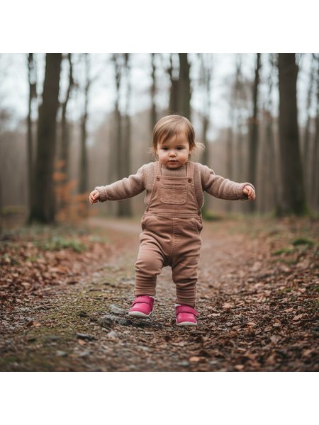 BOBUX XPLORER MARVEL ARCTIC Cerise | Dětské první zateplené barefoot botičky