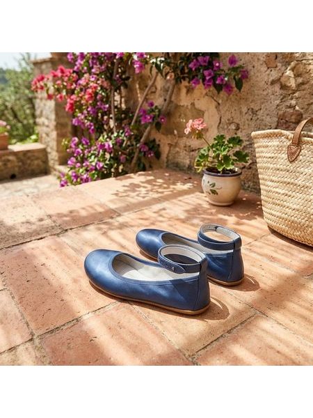 AYLLA BAREFOOT BALERÍNY Blue | Dámské barefoot baleríny