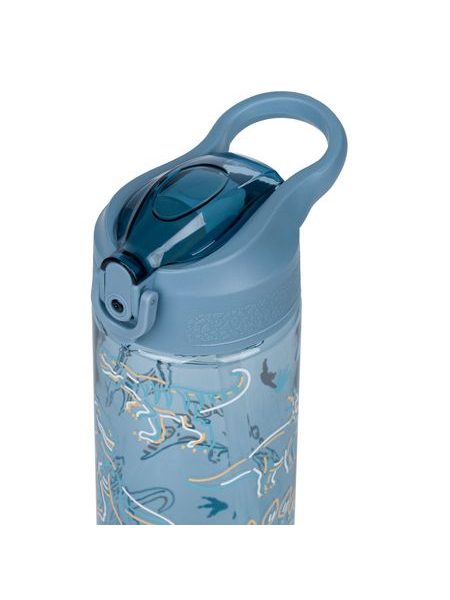 BAAGL Tritanová láhev na pití s brčkem Dino 500 ml