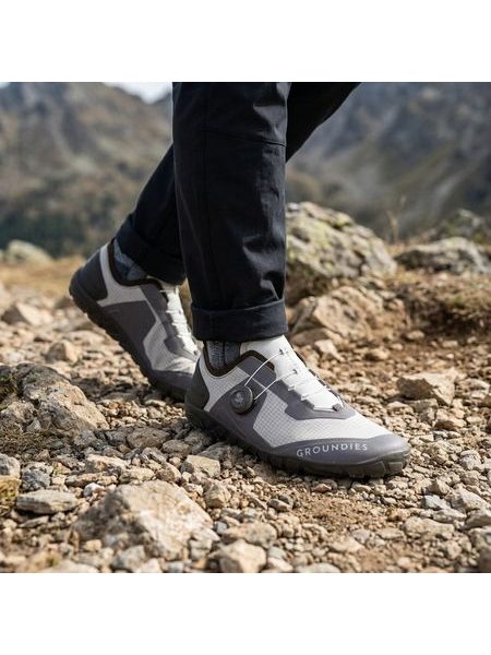 Barefoot Outdoorové Boty GROUNDIES® Chamonix TR Precision Šedo Černé