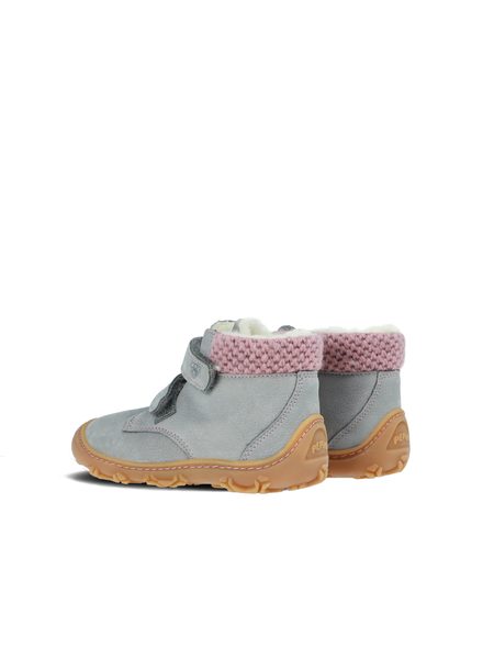 RICOSTA NICO Frost/Rose | Dětské zimní zateplené barefoot boty