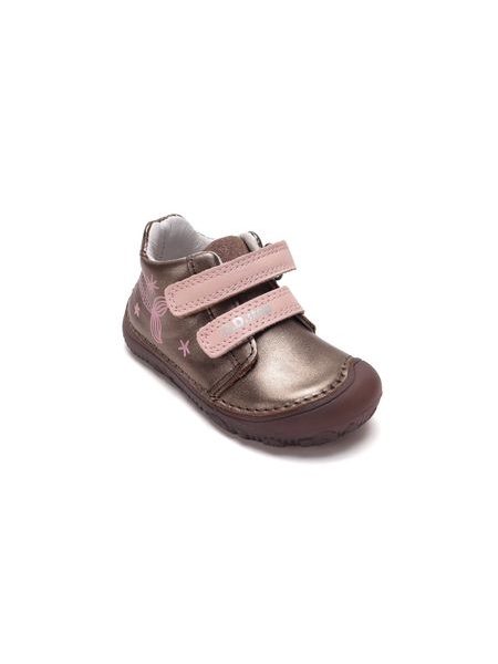 Dětské barefoot celoroční boty D.D.STEP S073-62321 svítící mořská panna - pár bot