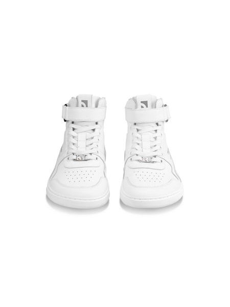Ténis barefoot Barebarics Zing - High Top - branco - pele