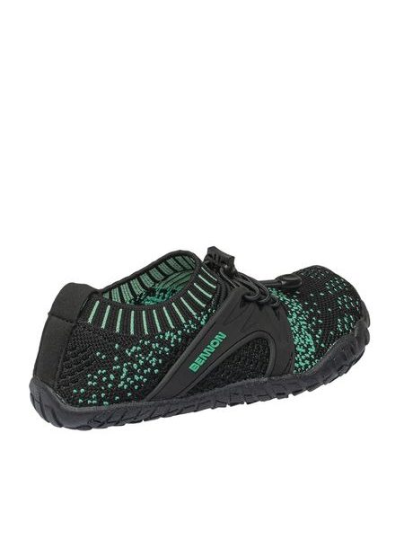 Zapatillas barefoot para niños BENNON BOSKY turquesa/negro