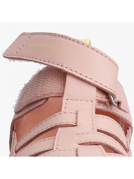 Dětské Barefoot Sandály GROUNDIES® Noto 2.0 Růžovo Citronove