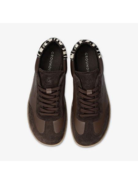 Dámské Barefoot Tenisky GROUNDIES® Panama Espresso/Zebra