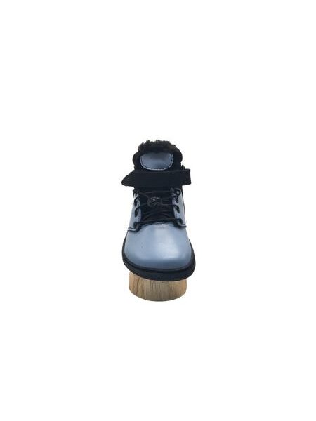 Dětské Barefoot Zimní boty PEGRES BF40 0.1 modré
