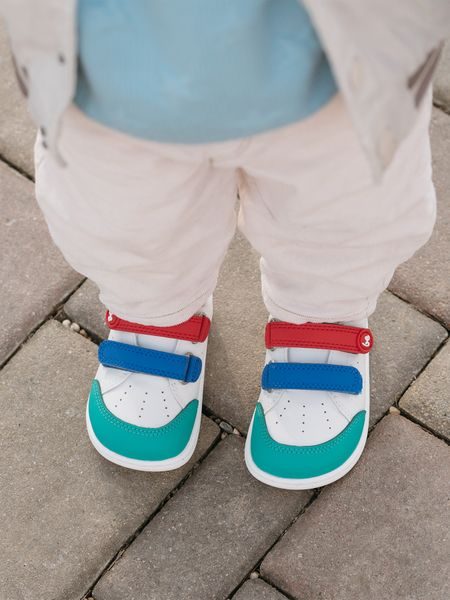 Ténis barefoot de criança Be Lenka Energise Preschool branco e multicolor