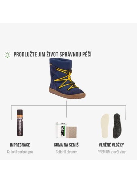 FRODDO ZIMNÍ TEX TRACK WOOL Blue