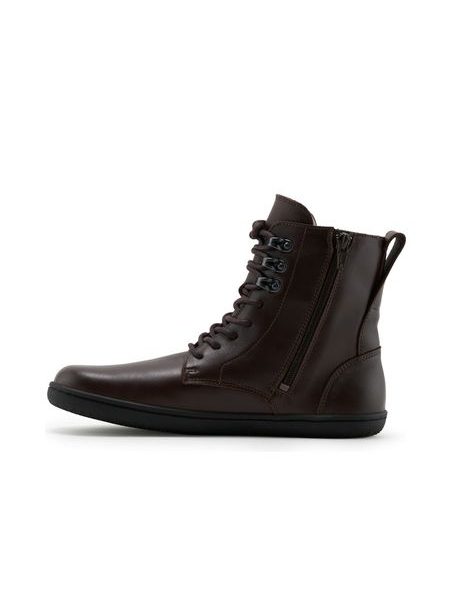 ANGLES Orpheus Winter Zip 2.0 Unisex Barefoot Ankle Boots Brown