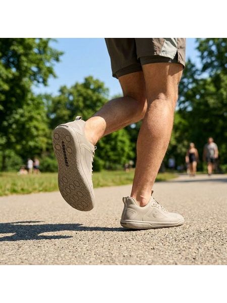 GROUNDIES® Active Béžová | Sportovní barefoot tenisky