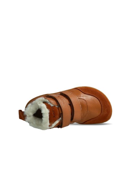 RAYVE TALINN 3.0 Cognac | Dětské barefoot zimní zateplené boty
