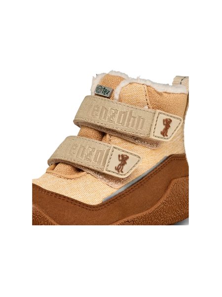 AFFENZAHN PREWALKER MIDBOOT VEGAN SNUGGY Affenzahn Brown | Dětské první barefoot zateplené botičky