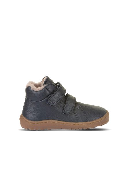 FRODDO KOTNÍČKOVÉ ZIMNÍ FURRY Blue | Dětské zimní zateplené barefoot boty