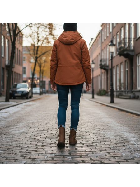 Dámské Barefoot Zateplené Chelsea GROUNDIES CAMDEN Čokoládové