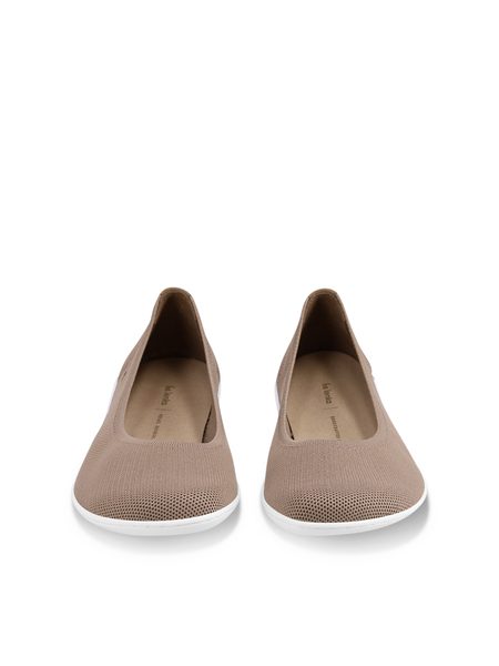 Balerini barefoot pentru femei Be Lenka Delight maro biscuit